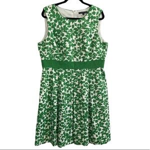 Preston & York Green Floral Dress Sleeveless